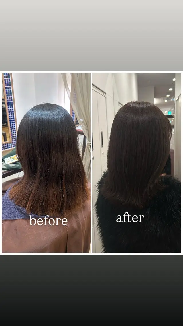 カラー ブラウンカラー ヘアカラー CLEO hair / shionのヘアスタイル