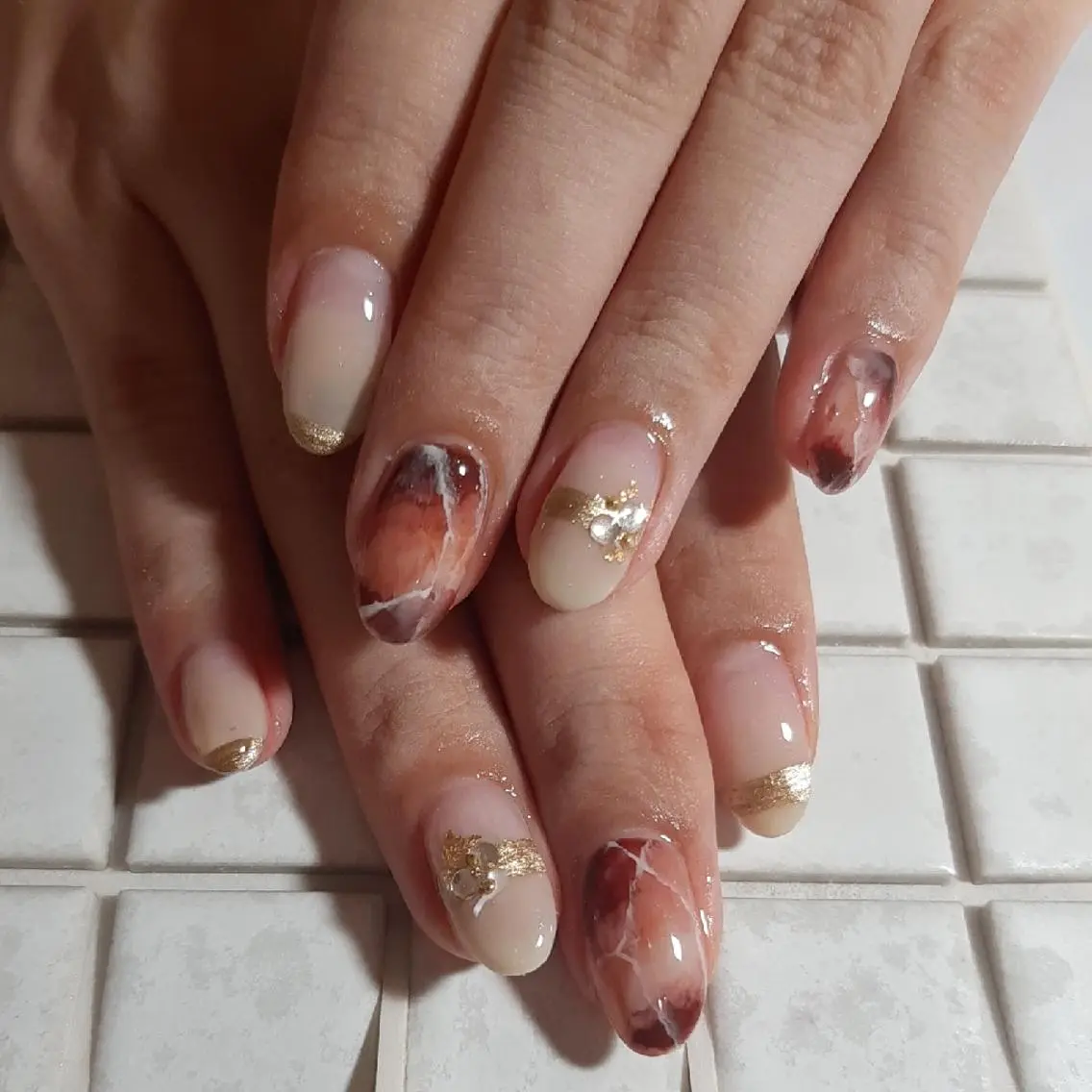 カラー ハンドネイル private salon mieのネイルデザイン
