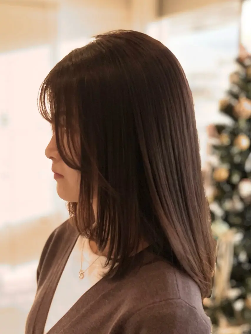 セミロング カット ヘアカラー 金子 直樹のヘアスタイル