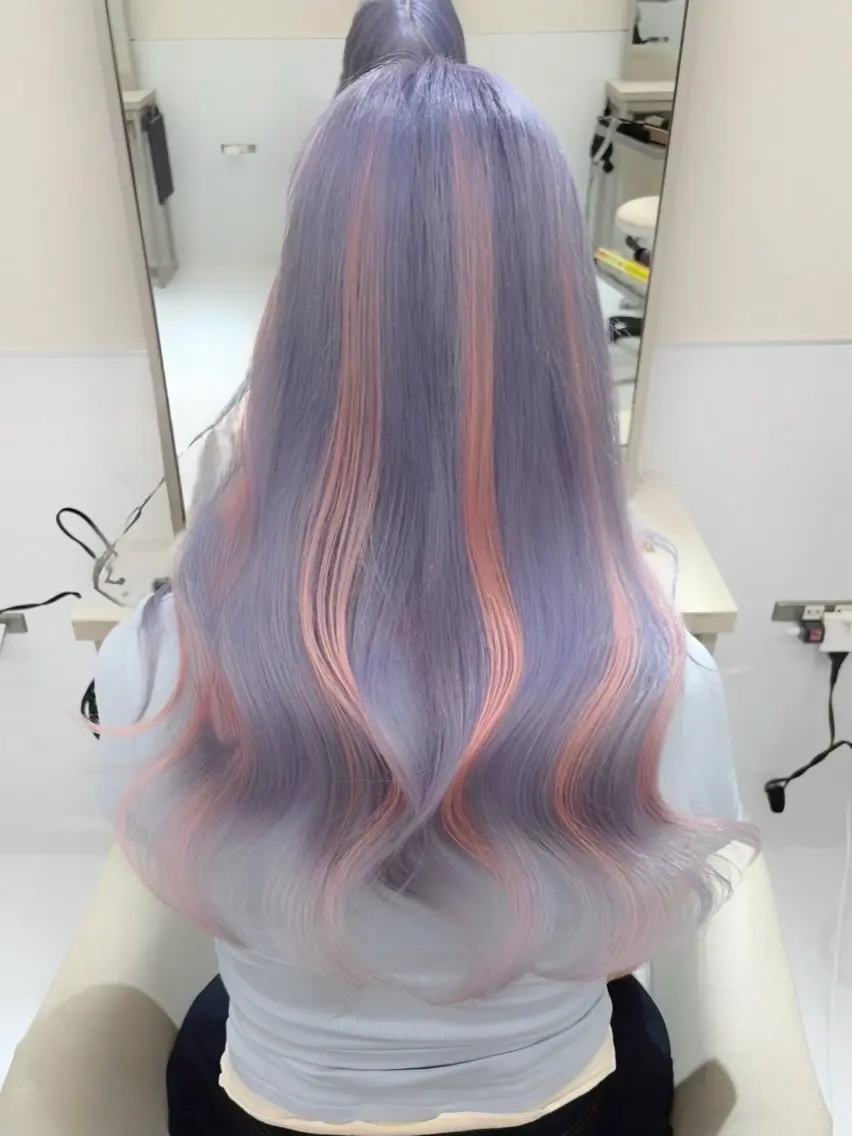 ロング ヘアカラー トリートメント 🫧ハイトーン ブリーチ✨RYUKIのヘアスタイル