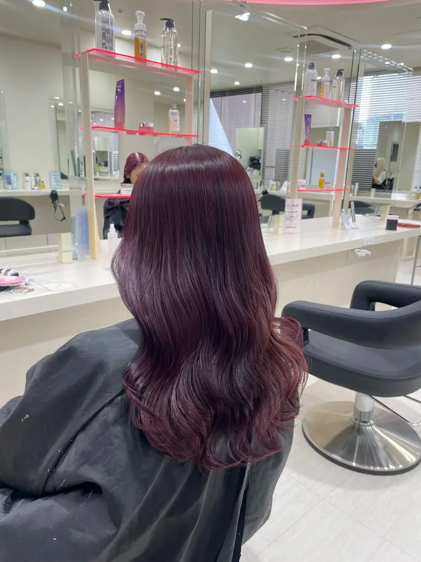 カラー 🍒ブリーチなし🍒 暖色🍒YUUNAのヘアスタイル
