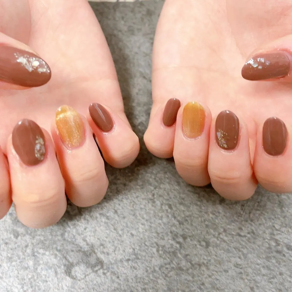ネイル オーロラネイル フラワーネイル フットネイル フレンチネイル ジェルネイル ハンドネイル mogunail &blowのネイルデザイン