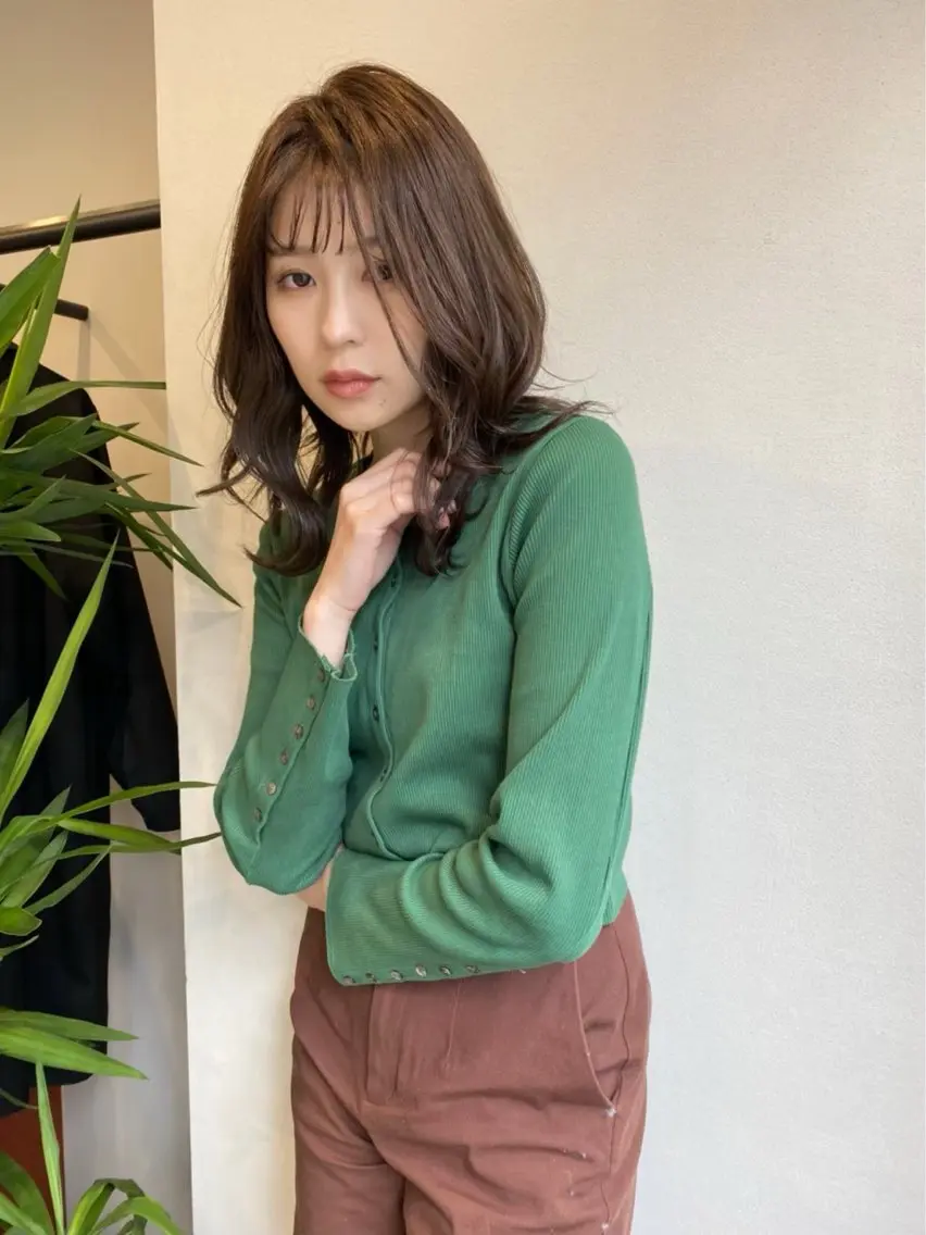 ミディアム ヘアアレンジ メンズカット大歓迎 🫧HONOKA🪽のヘアスタイル