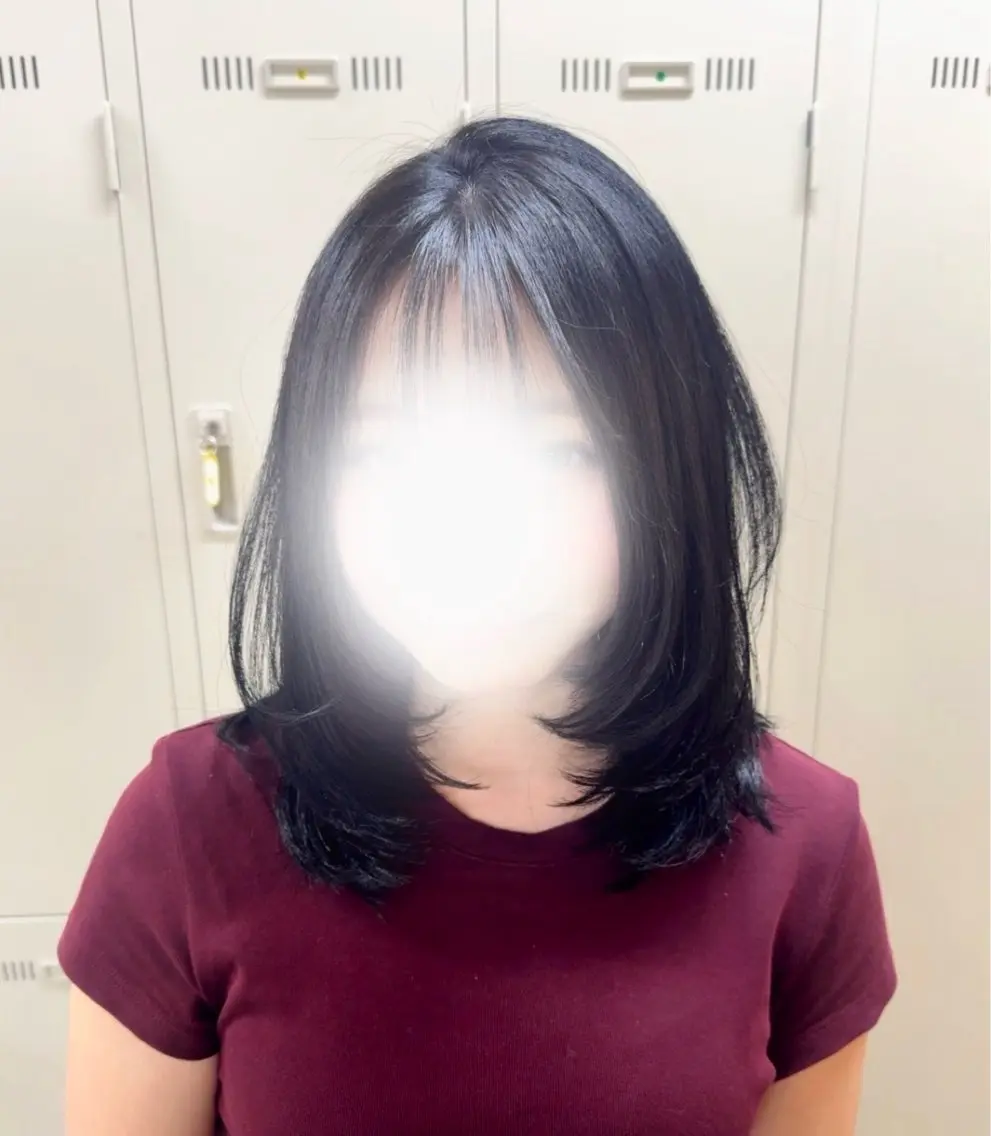 ミディアム カラー ハイトーンカラー ヘアカラー ERI. fandのヘアスタイル