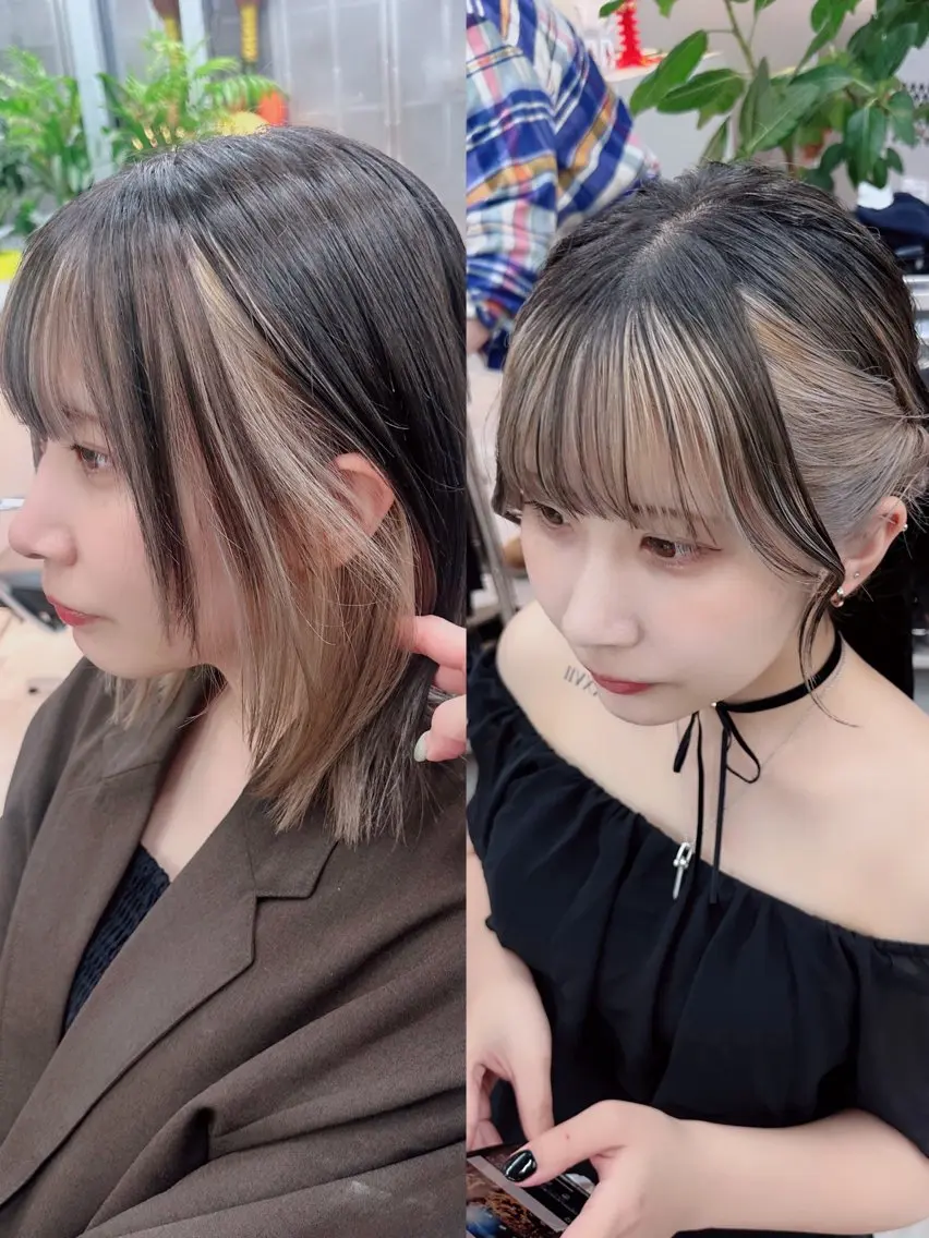 ショート カラー 岡野 静華のヘアスタイル