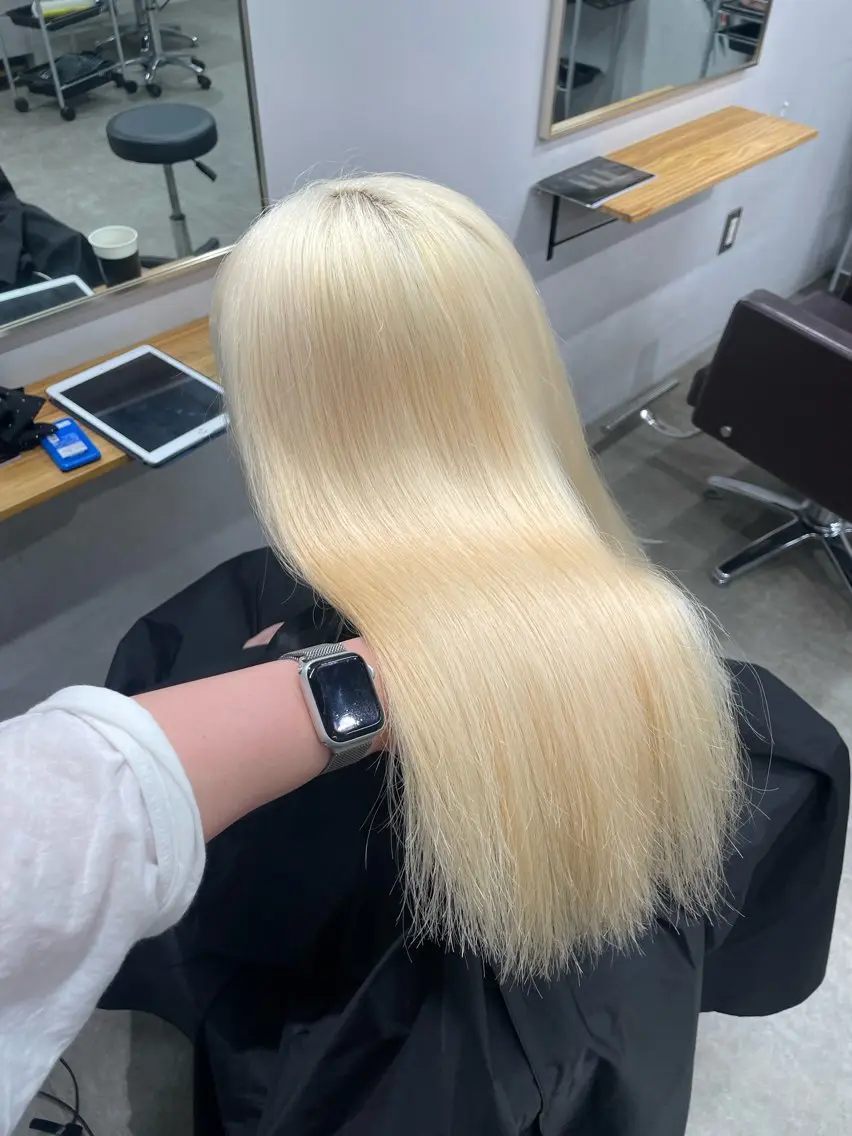 ロング カラー カット ヘアカラー トリートメント REINA ISHIDOのヘアスタイル