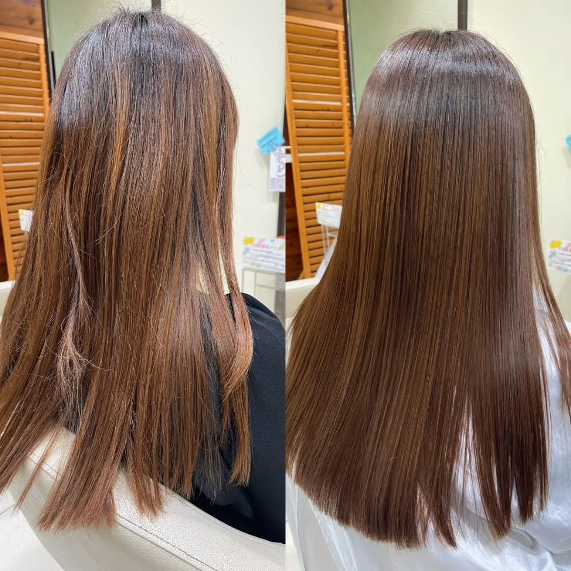 ロング カット 縮毛矯正 トリートメント カネヒラ リョウスケのヘアスタイル