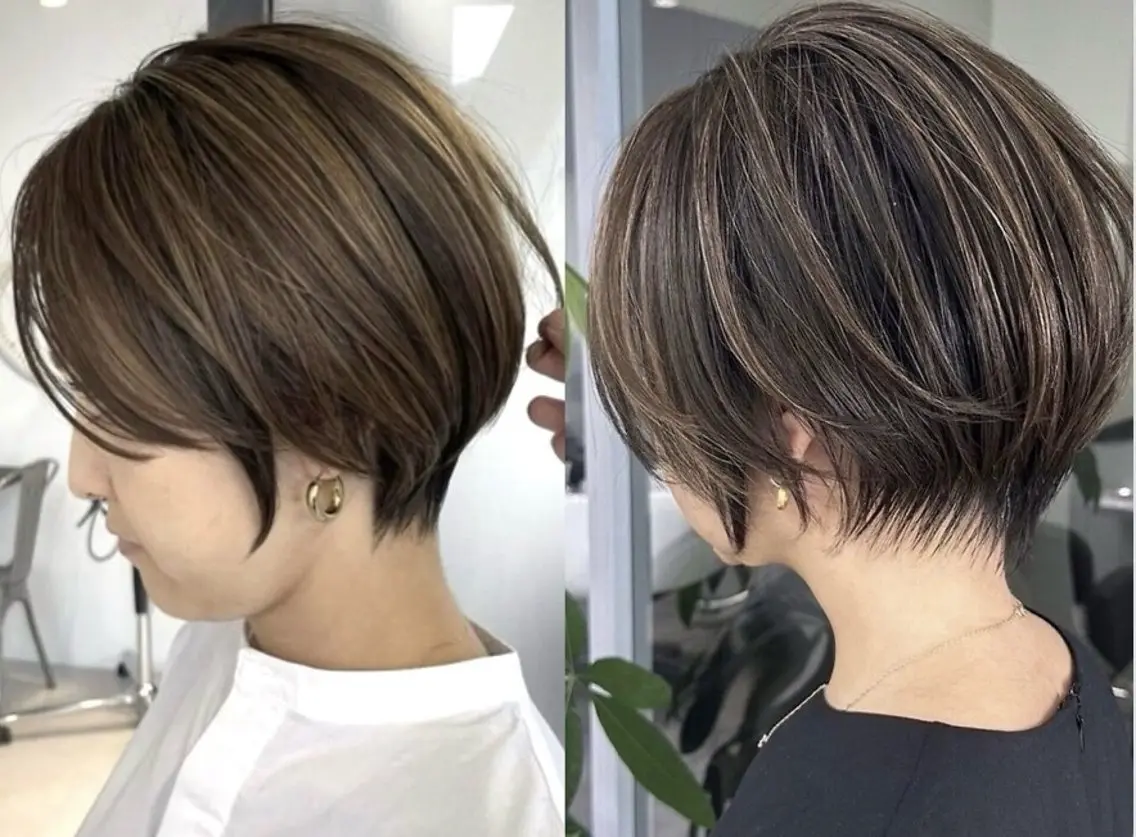 ショート カラー GBG宇都宮 小林のヘアスタイル