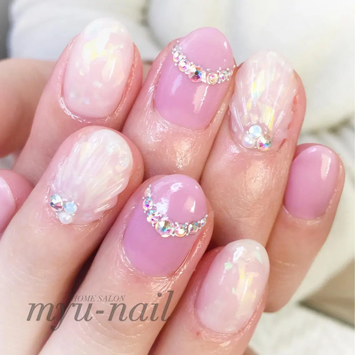 ネイル ハンドネイル ホームサロン myu-nailのネイルデザイン