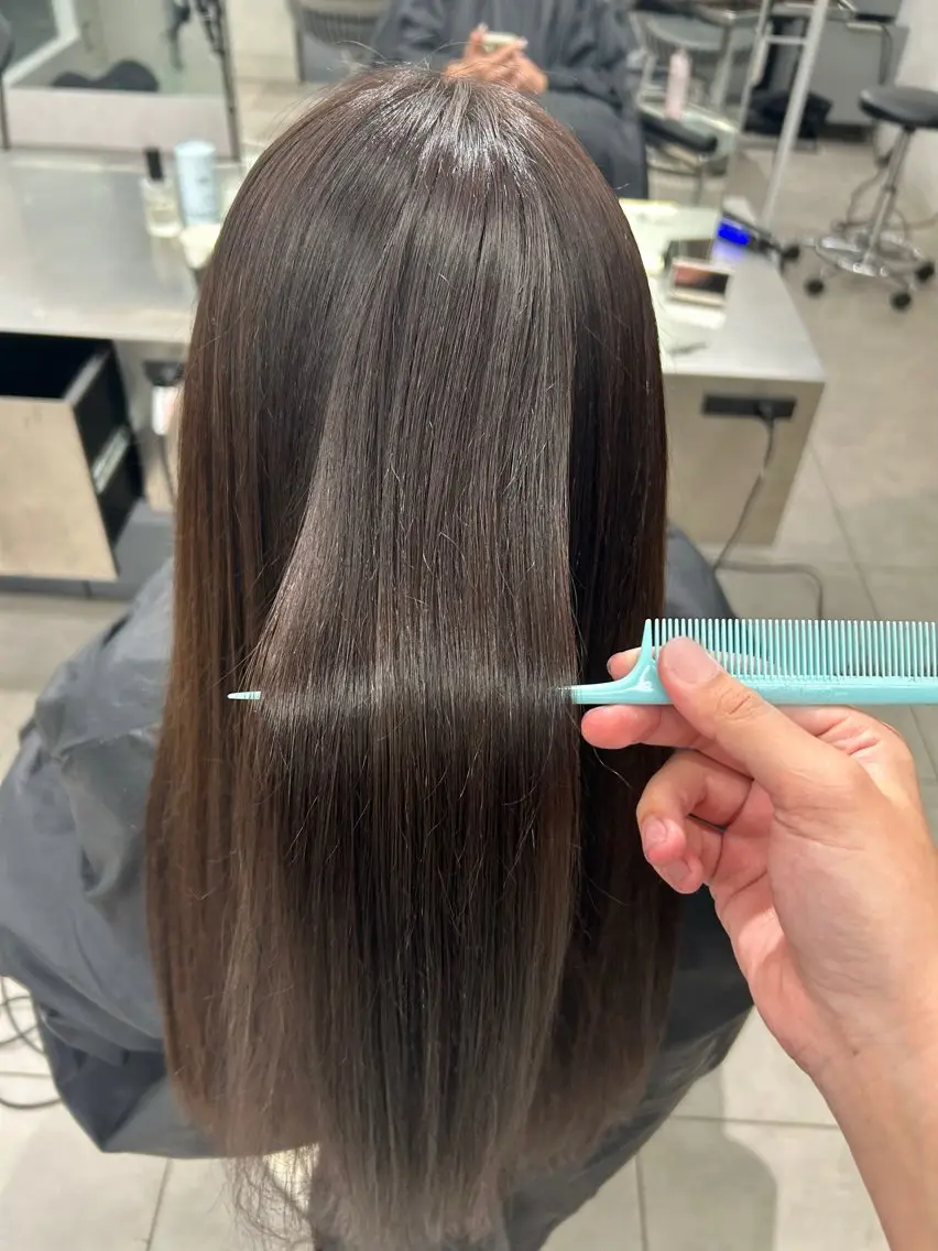 ロング カラー ヘアカラー カラーモデル募集中 🩵那波 歩のヘアスタイル
