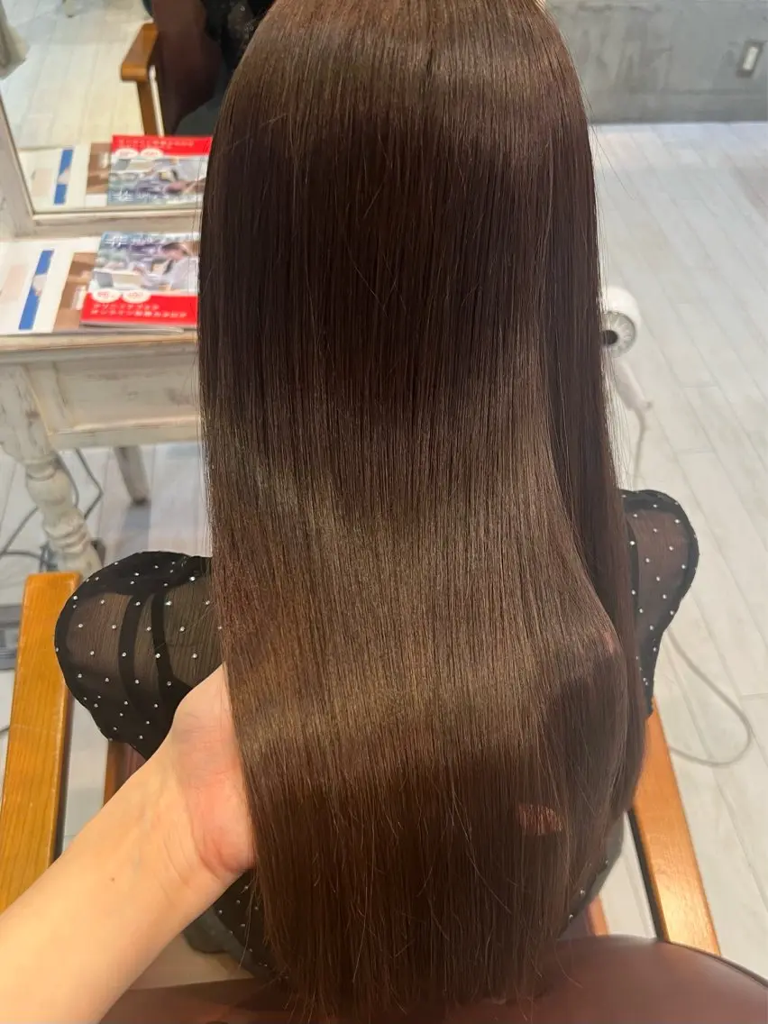 カット+ケアカラー+3step髪質改善トリートメント+巻仕上げor簡単カジュアルアレンジの写真