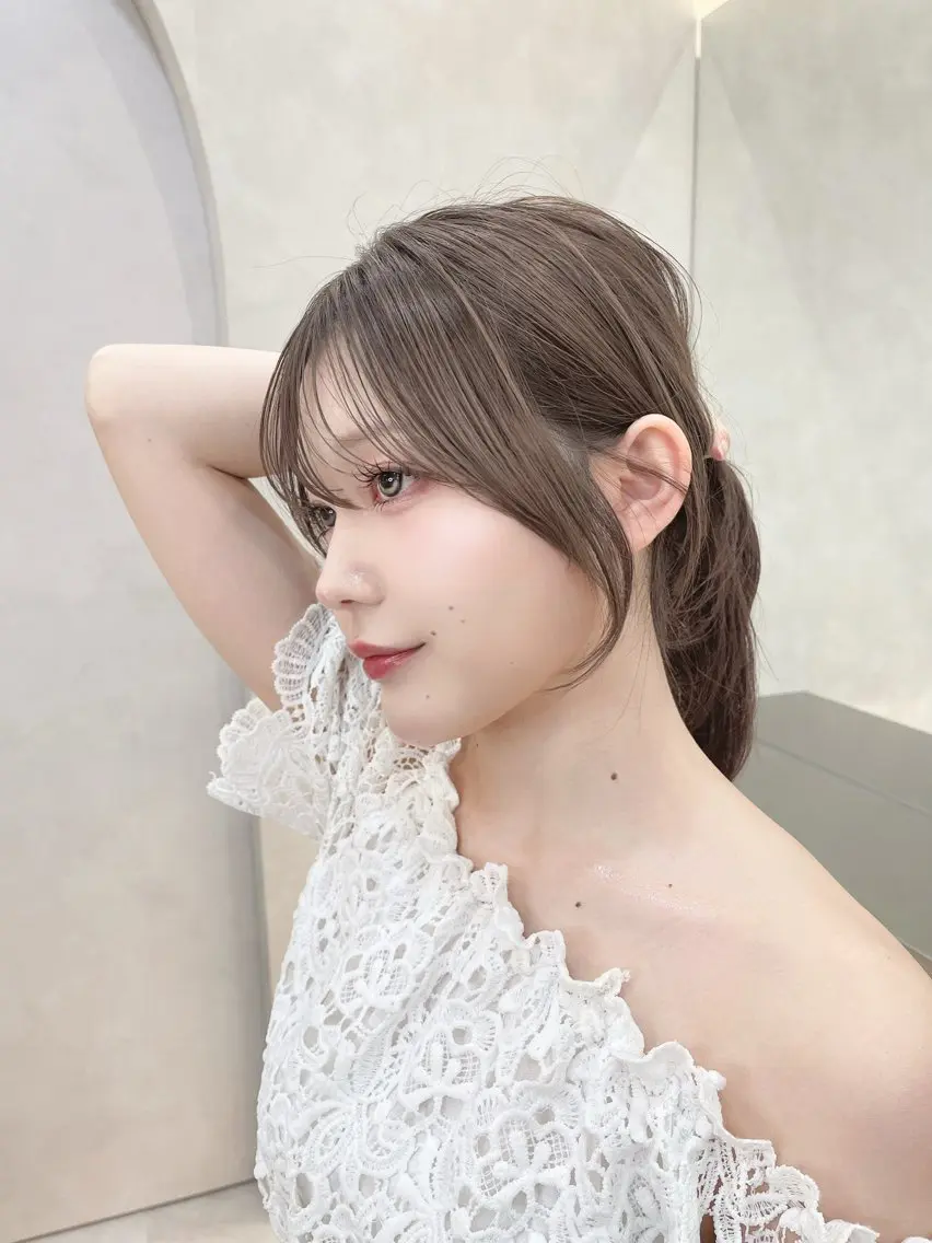 ミディアム 韓国風ヘア レイヤーカット カット ヘアカラー トリートメント 失敗しないレイヤー/ 顔まわり☀️しゅうとのヘアスタイル