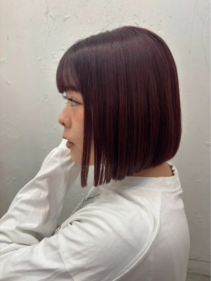 カラー ヘアカラー アギレ ミノリのヘアスタイル