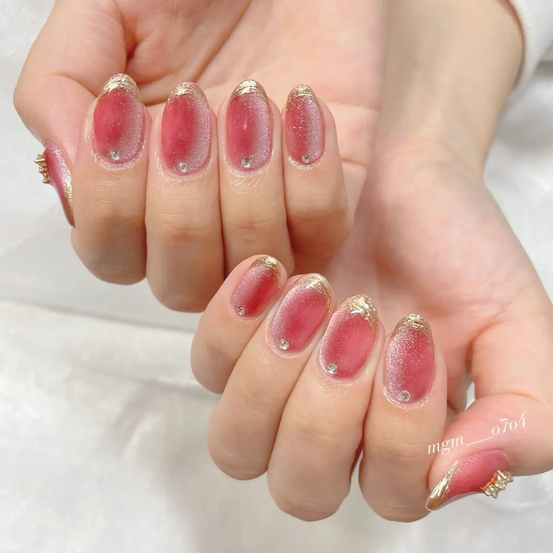 ネイル ハンドネイル ハンドケア MoON...❤︎ MeGuのネイルデザイン