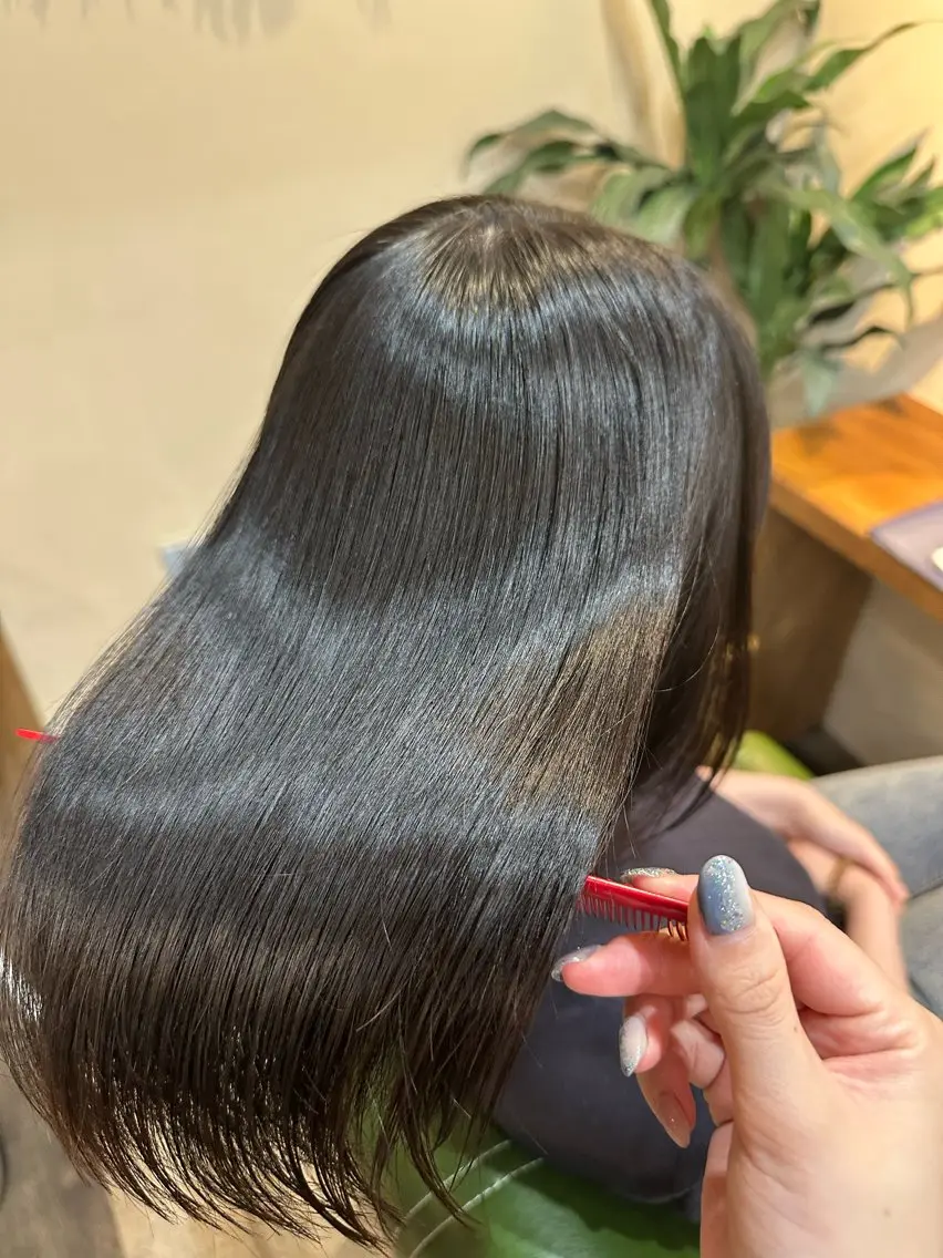ミディアム 金 春江のヘアスタイル
