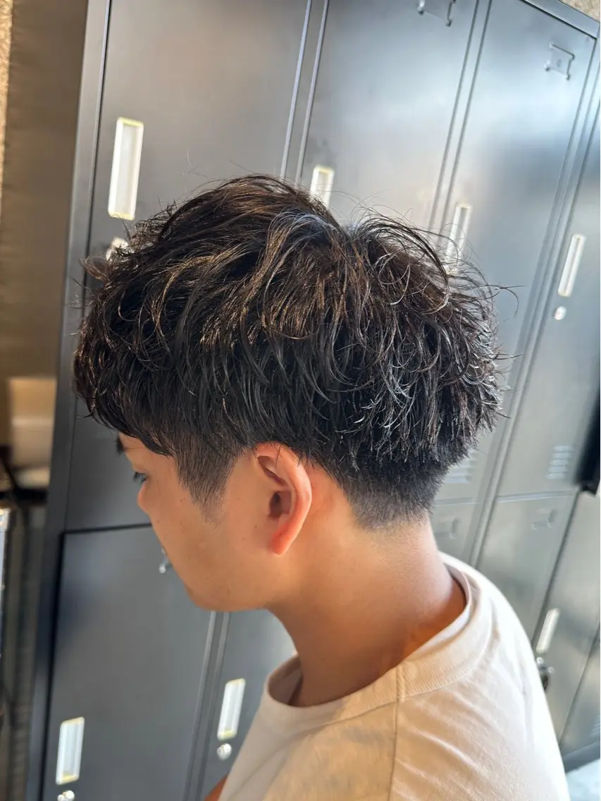 パーマ メンズ カット パーマ 髪質改善/艶髪様 🍎豊田修太郎のヘアスタイル
