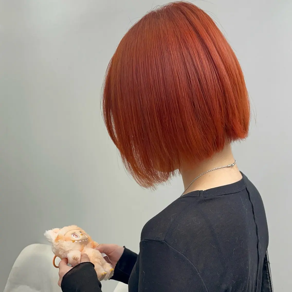 ショート カラー オレンジ カット ヘアカラー joule 藤原沙綾のヘアスタイル