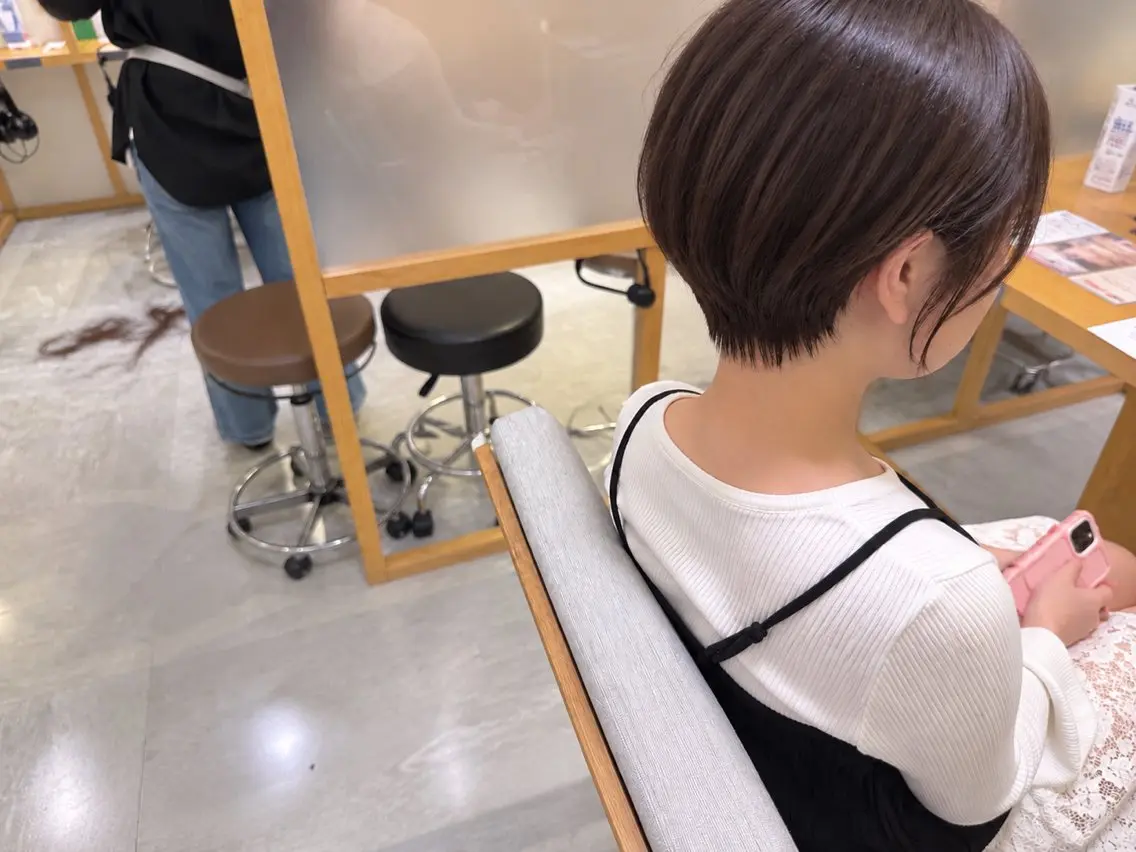 ショート spinhair荻野 莉帆のヘアスタイル