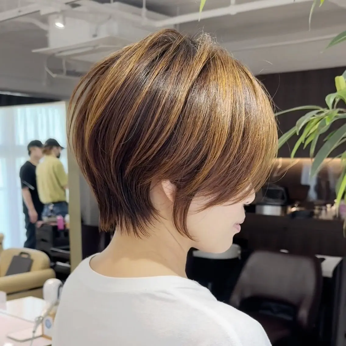 ショート ショートボブ ボブ くびれヘア ショートヘア 絶壁補正くびれ ショート✂️ 井川のヘアスタイル