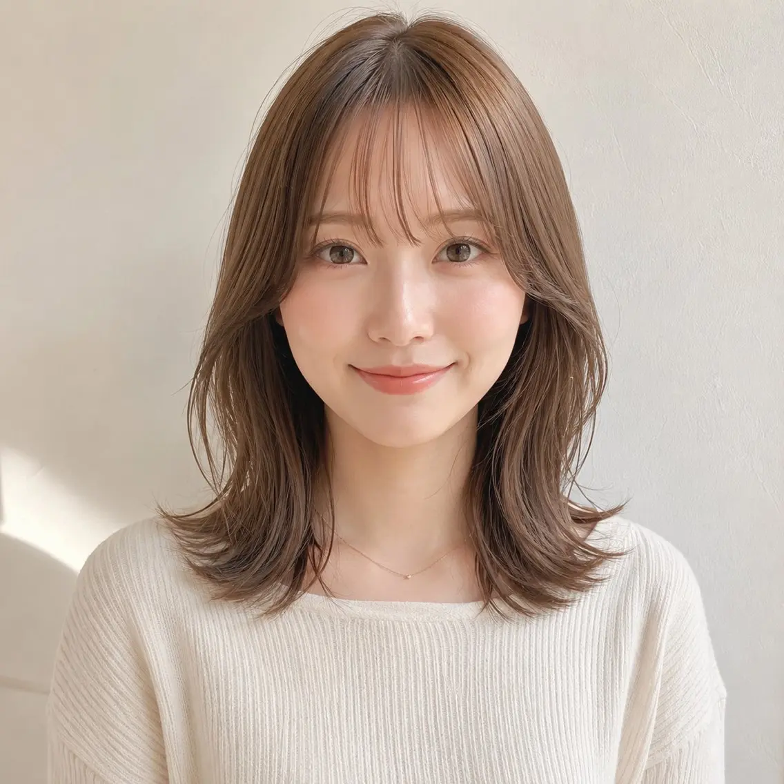 ミディアム カラー tomo miのヘアスタイル