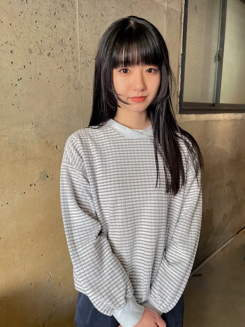 ロング カラー パーマ/レイヤー 岩山丈一郎のヘアスタイル