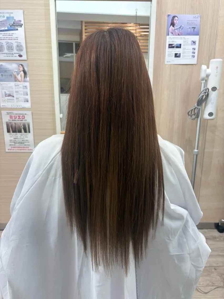ロング ヘアアレンジ エクステ エクステ アーチフォーヘアー AIRIのヘアスタイル