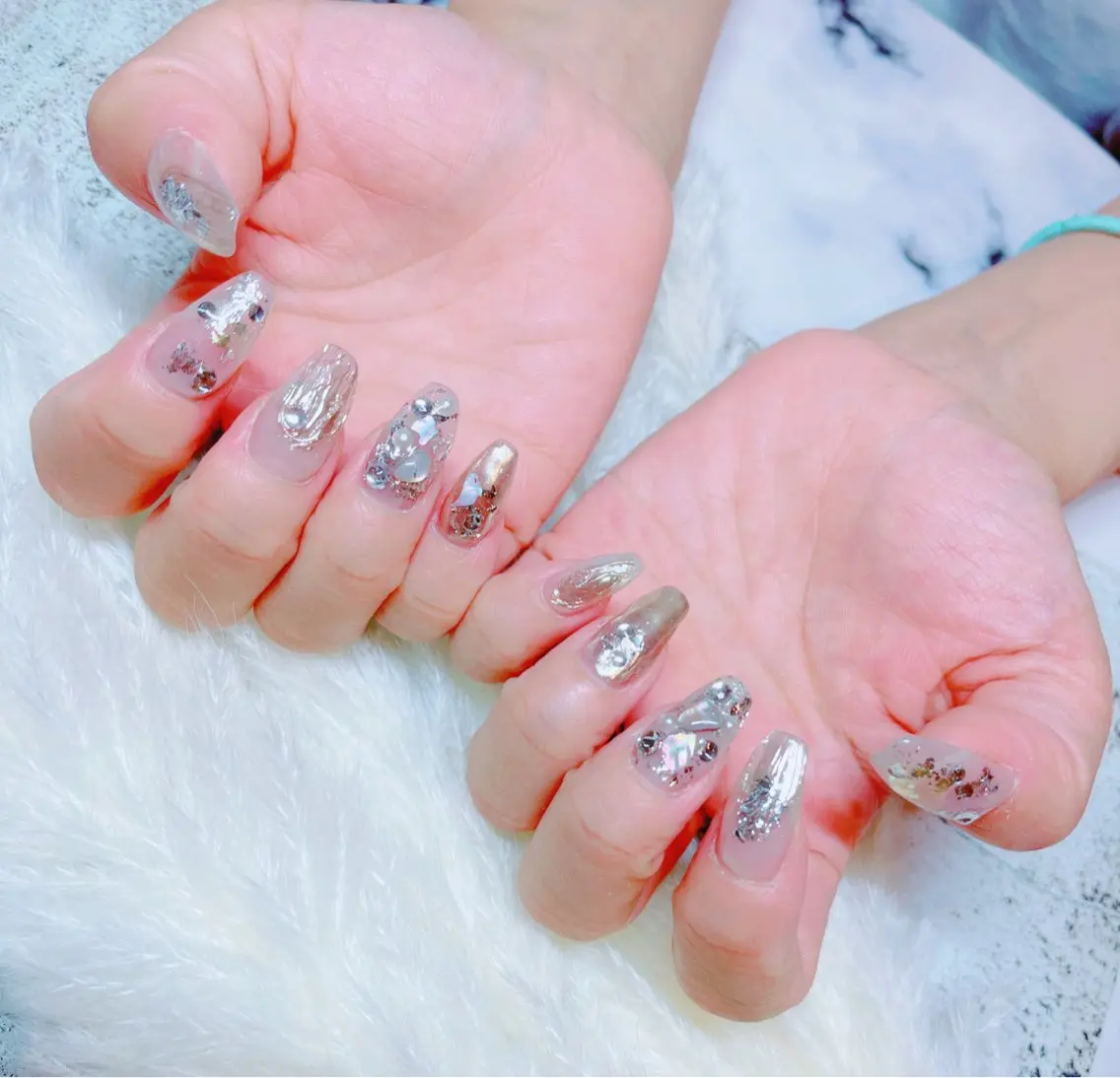 ネイル スカルプネイル ハンドネイル Floria nail salonのネイルデザイン