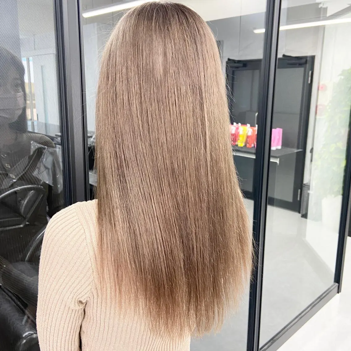 セミロング カラー ハイトーンカラー メンズ特化/ マンツーマン/Ryuのヘアスタイル