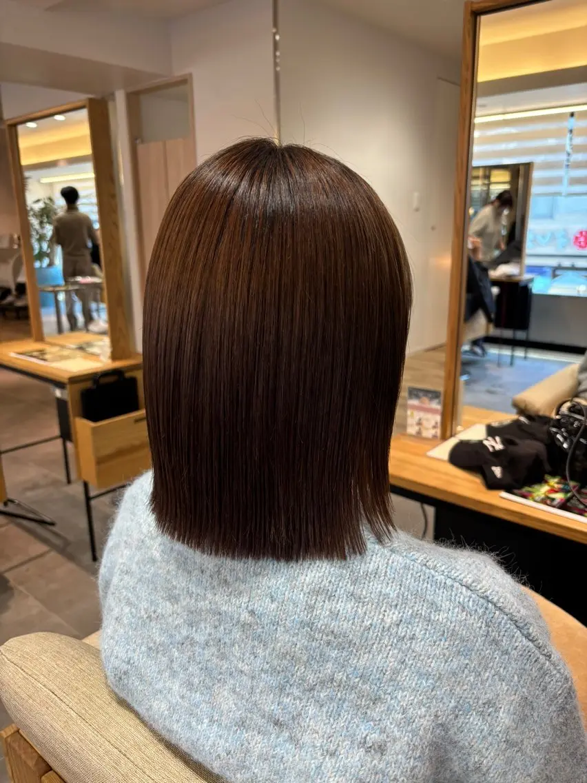 ミディアム ボブ 大川 愛未のヘアスタイル