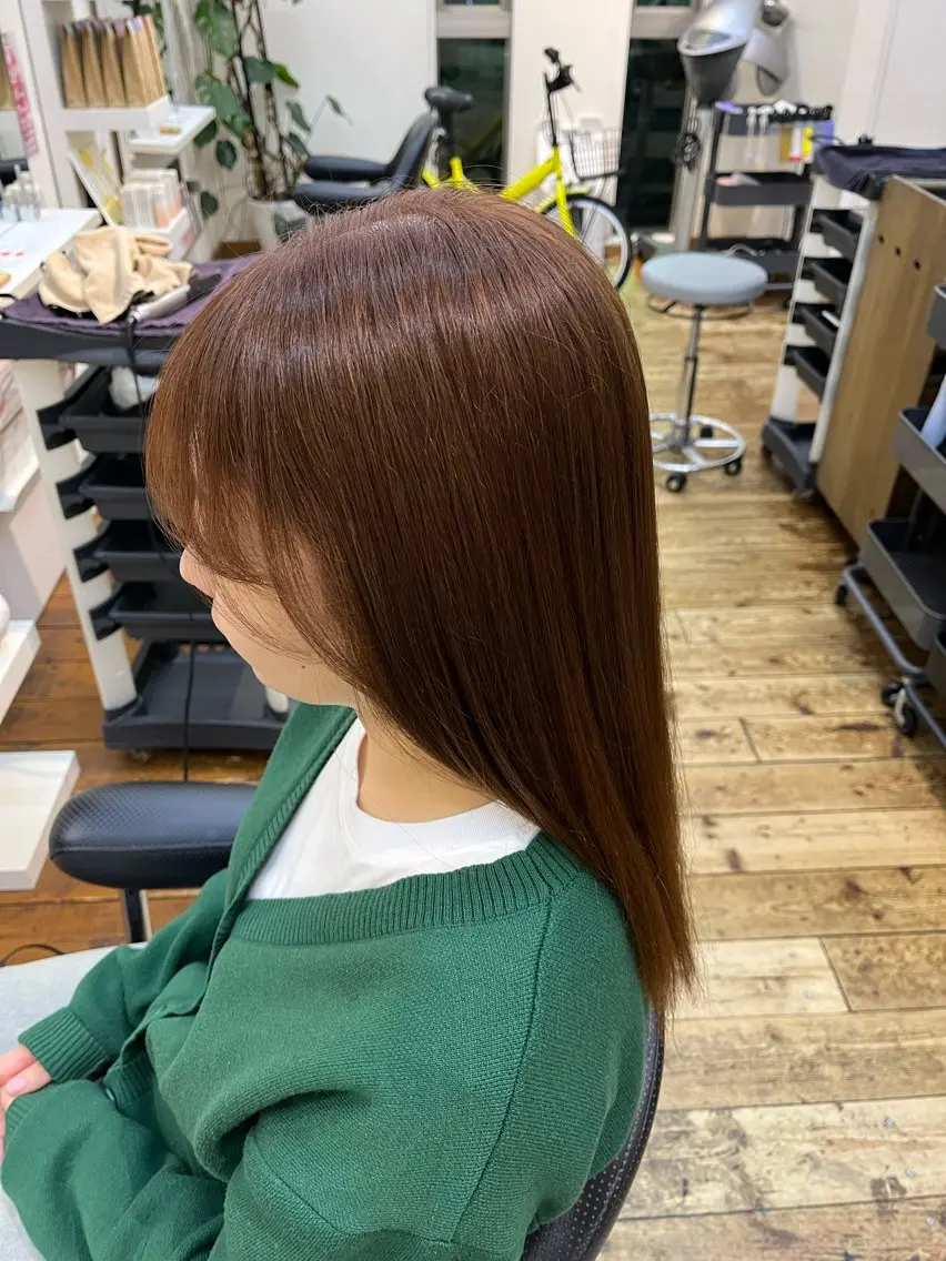 セミロング カラー 🦒galaxy フセヨシキ🏍️のヘアスタイル