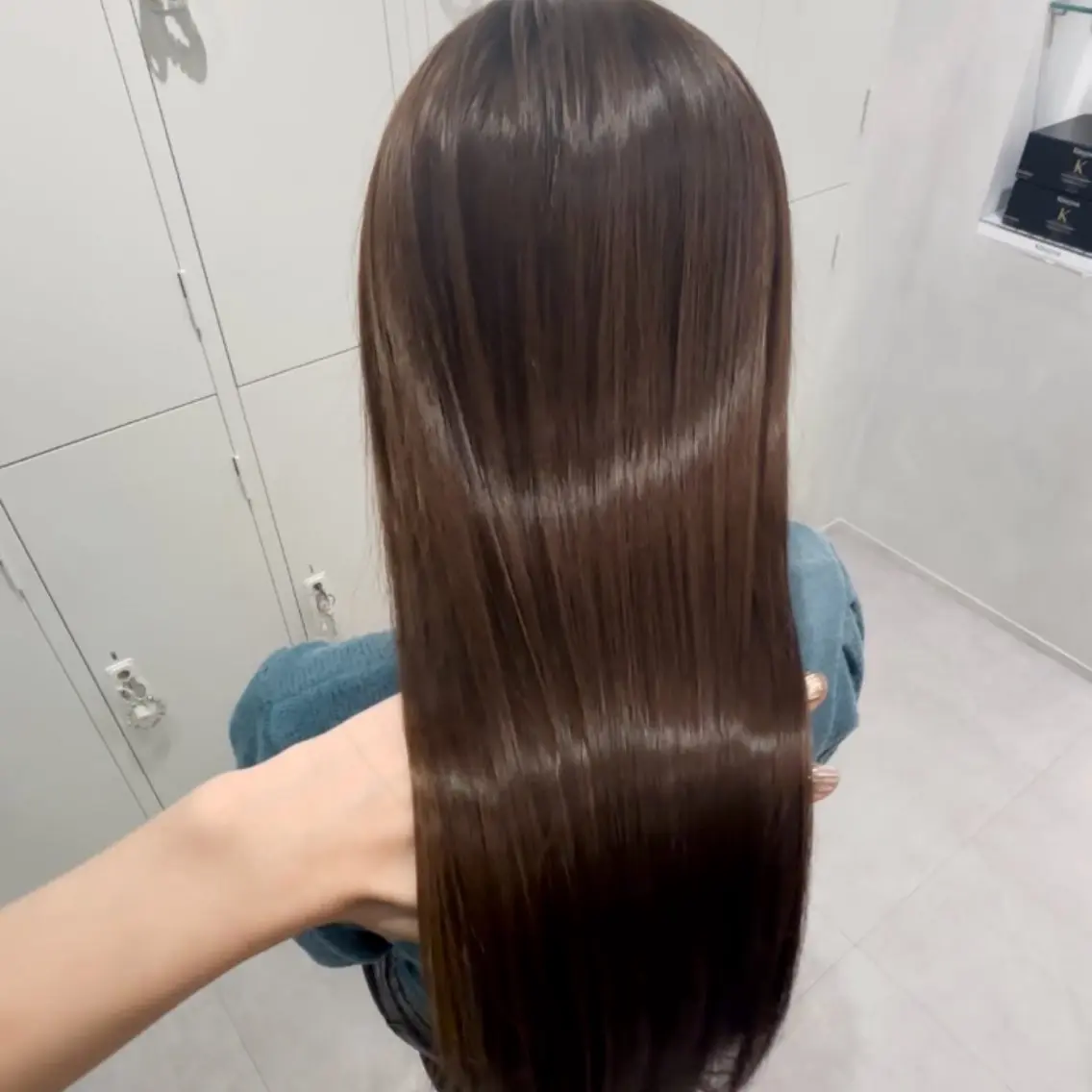 ロング カラー カット ヘアカラー トリートメント hina /髪質改善/カラーのヘアスタイル