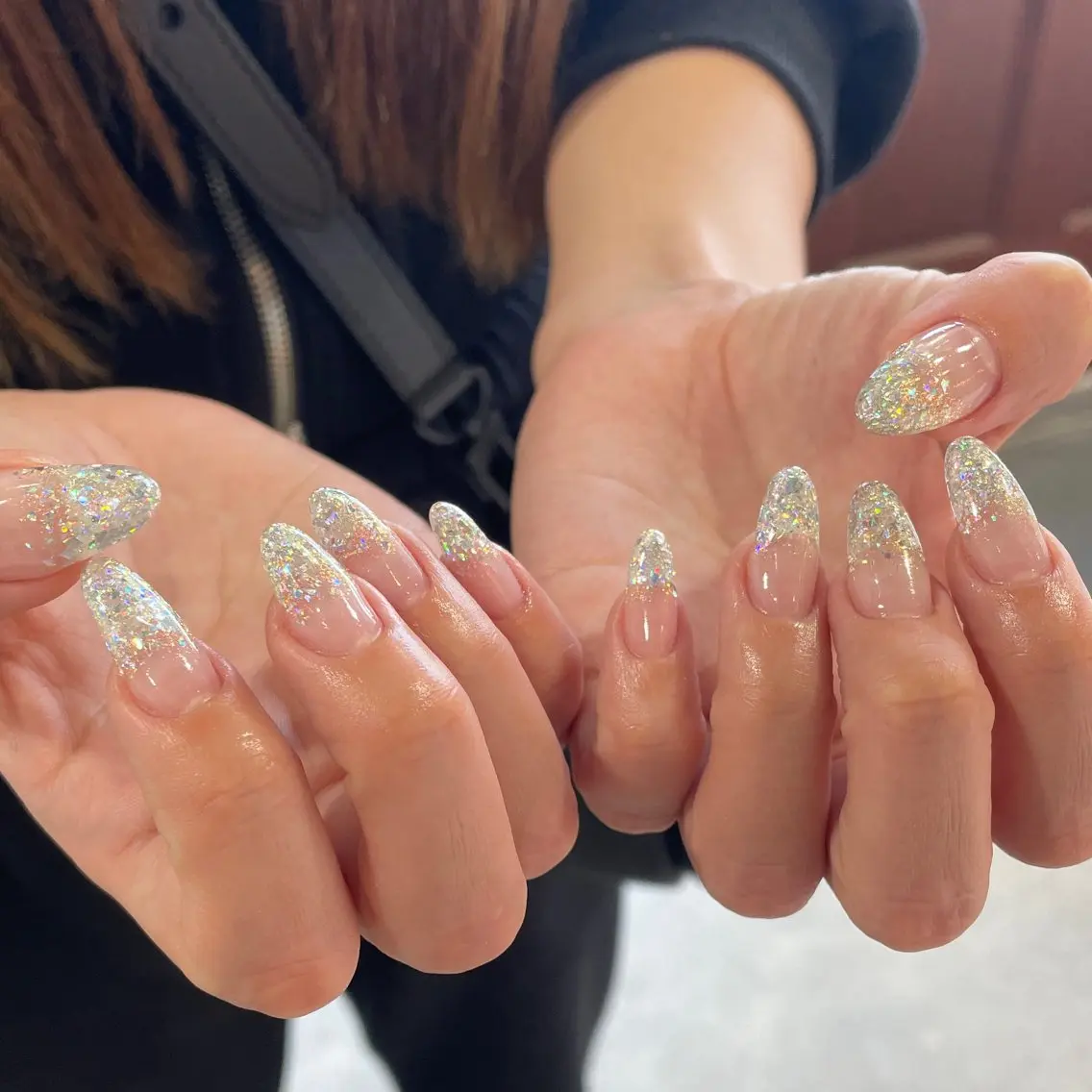 【ハンド】オフケア無料✨ラメデザイン ¥5,850の写真