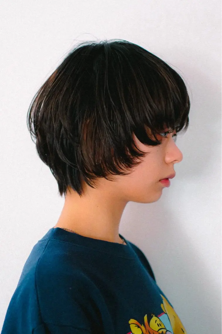 ショート アライ ナタカのヘアスタイル