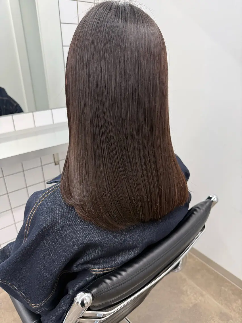 ミディアム 縮毛矯正 トリートメント カット 縮毛矯正 📍葛西りんたろう/ ENVのヘアスタイル