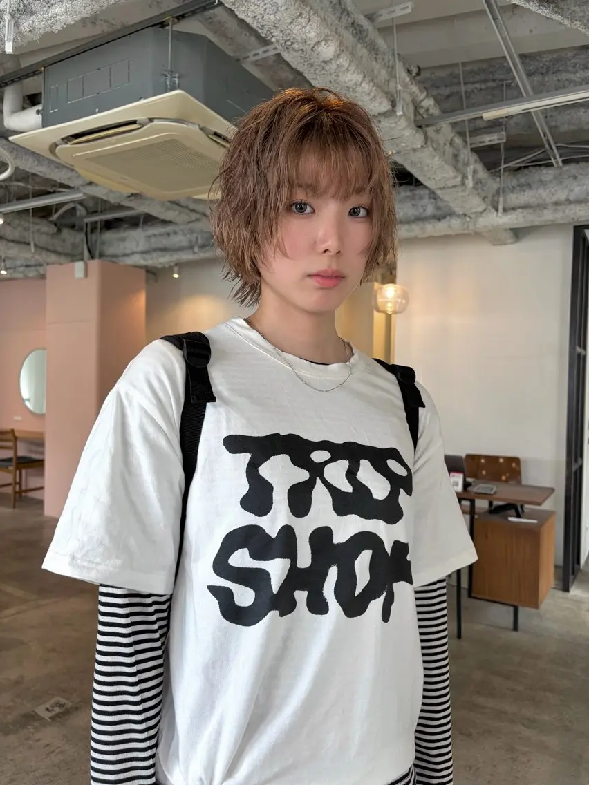 ショート ショートボブ ショートレイヤー ボブ 顔周りカット レイヤーカット カット トリートメント yu maのヘアスタイル