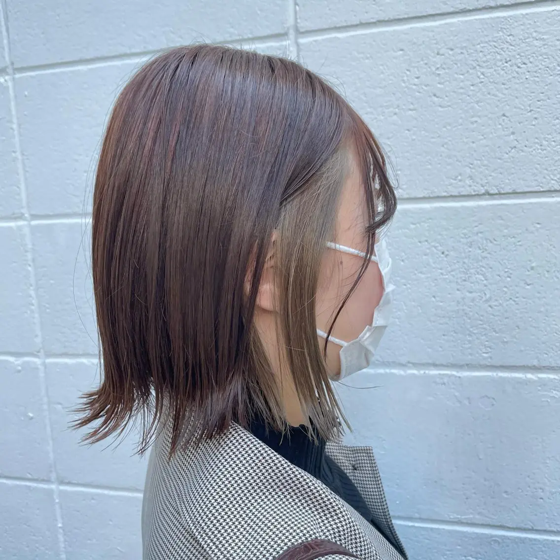 カラー グレージュ ヘアカラー インナーカラー♡ Nanakoのヘアスタイル