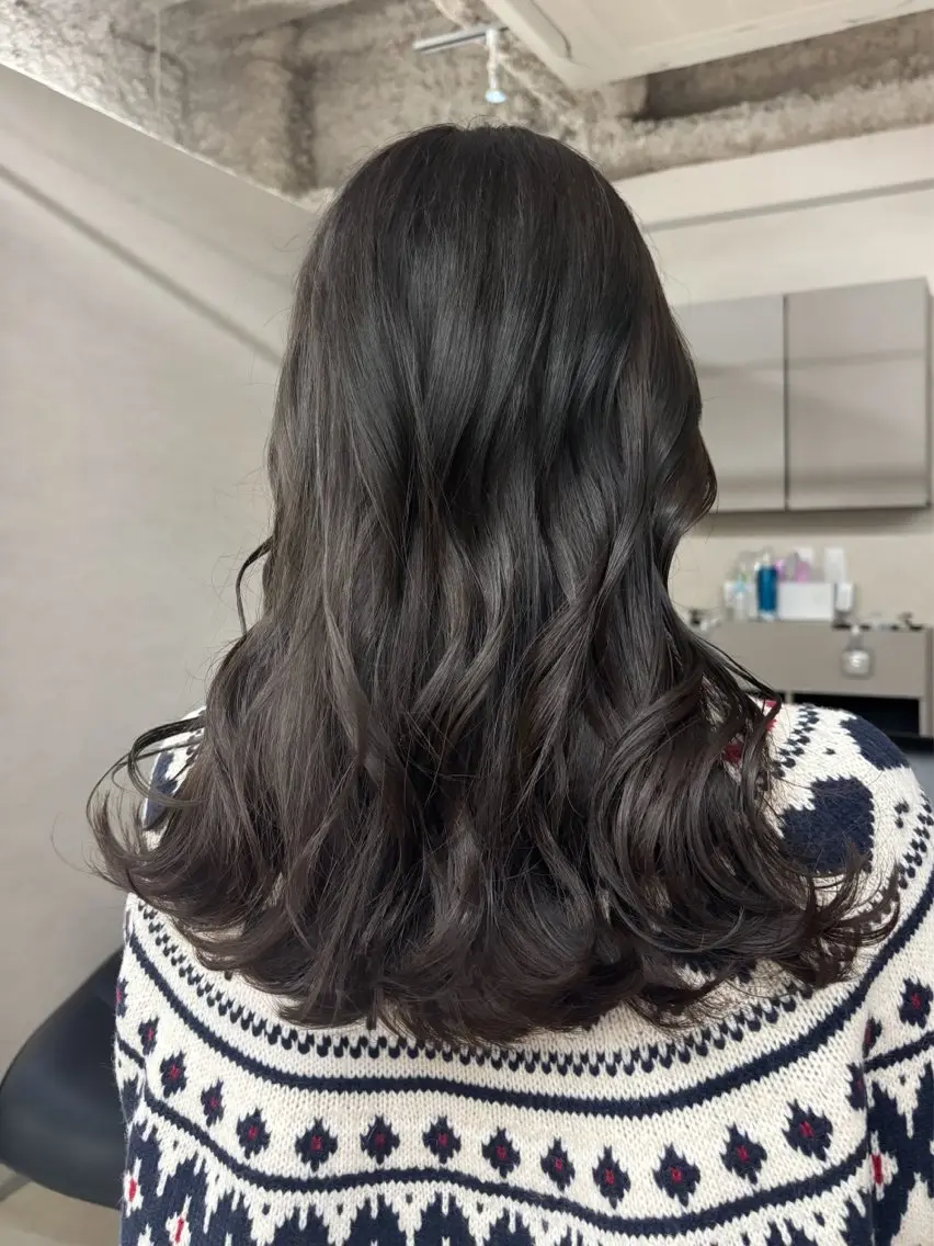 ミディアム ヘアカラー トリートメント 段野吾颯 ／ベージュカラーのヘアスタイル