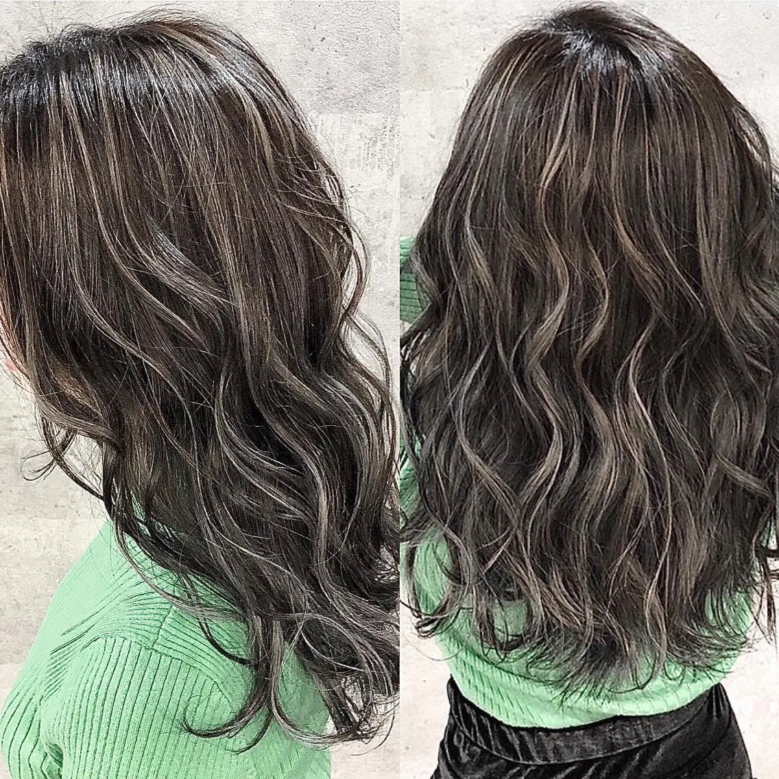 ロング カラー ハイライトカラー ハイライト ✨MiL✨ ✨心斎橋✨のヘアスタイル