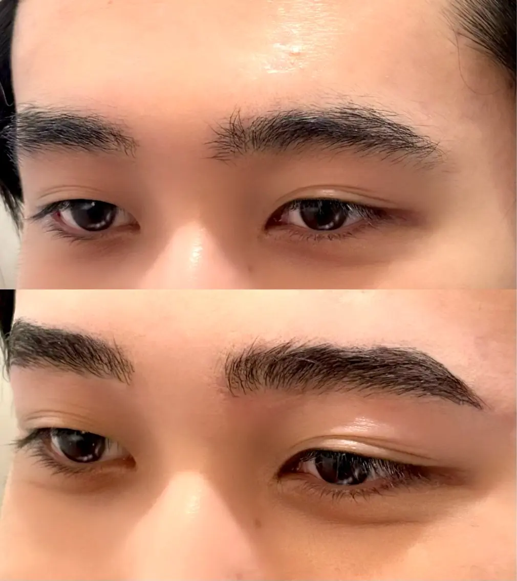 メンズ アイブロウ メンズアイブロウ ワックス脱毛 眉カット その他(アイブロウ) 渋谷・表参道サロン yukaの眉毛・アイブロウイメージ