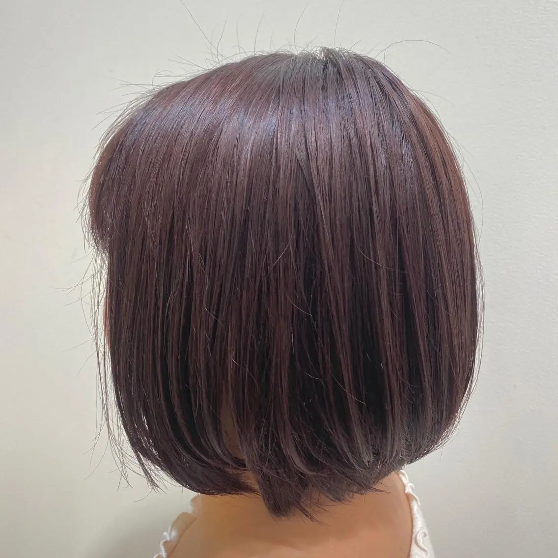 ショート カラー ブラウンカラー 透明感カラー ラベンダーカラー ラベンダーブラウン ピンクカラー akari/髪質改善 /ブリーチ/名古屋のヘアスタイル