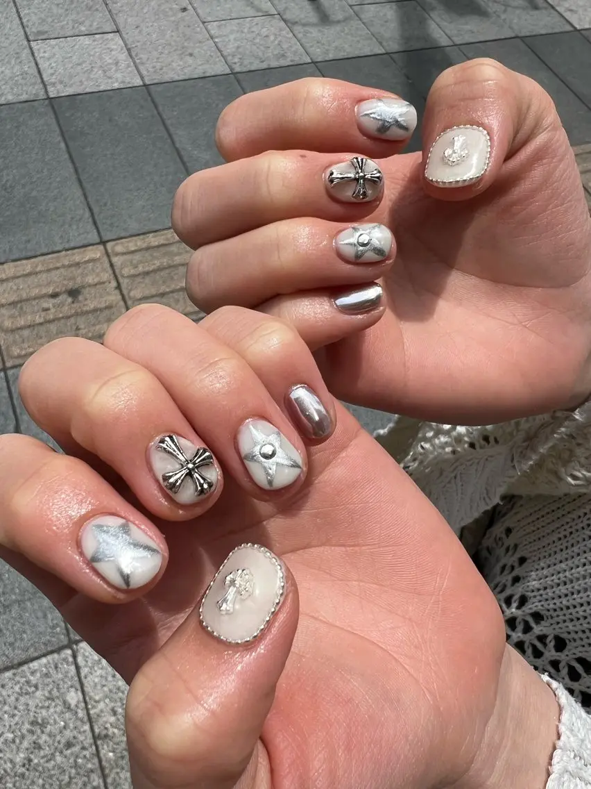 ネイル ハンドネイル zir  nail 🕊️💗RIOのネイルデザイン