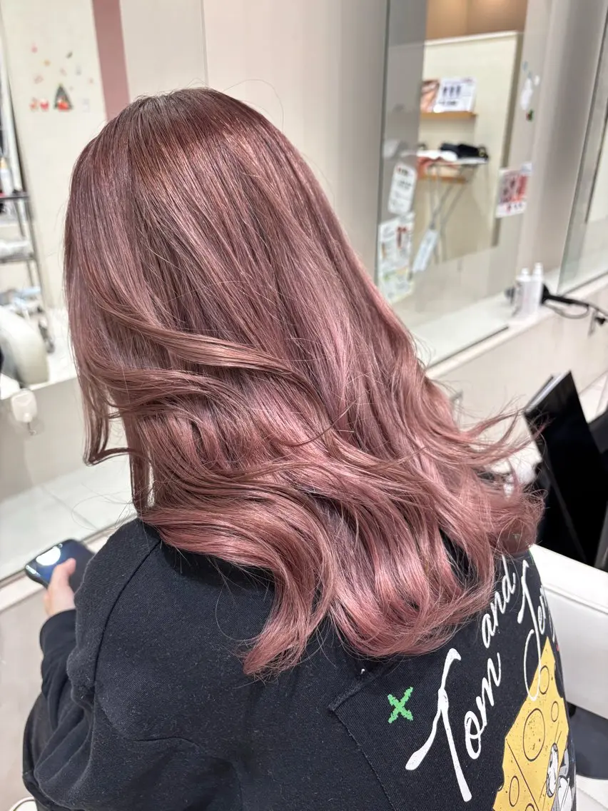 ✨[学生限定]✨髪質改善wカラー(ブリーチあり)の写真