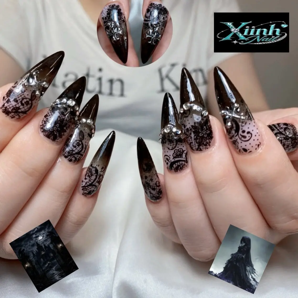 ネイル チークネイル 桜ネイル 長さ出し フラワーネイル フットネイル ハンドネイル XIINH NAIL SALONのネイルデザイン