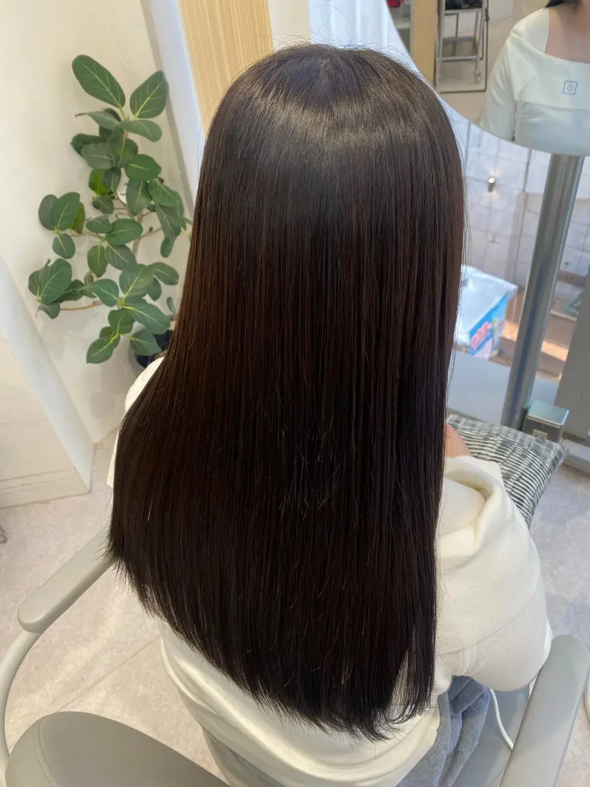 ロング カラー ヘアカラー トリートメント 🍓暖色カラー🍓 fuminaのヘアスタイル
