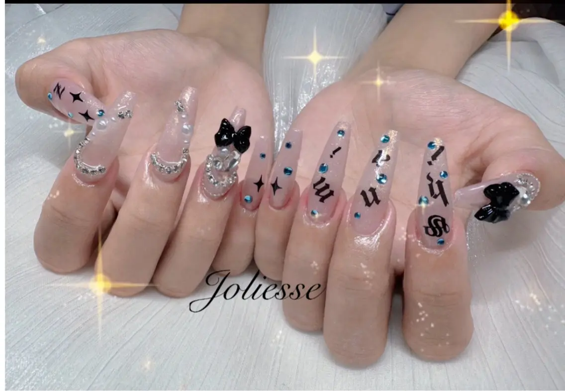 【練習モデル募集】【チップ★長さだし】⚠️オフ有り ★美フォルム長さだし付け放題¥9980の写真