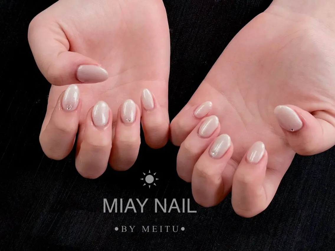 ネイル ハンドネイル 💜MIYA NAIL鶴見店のネイルデザイン