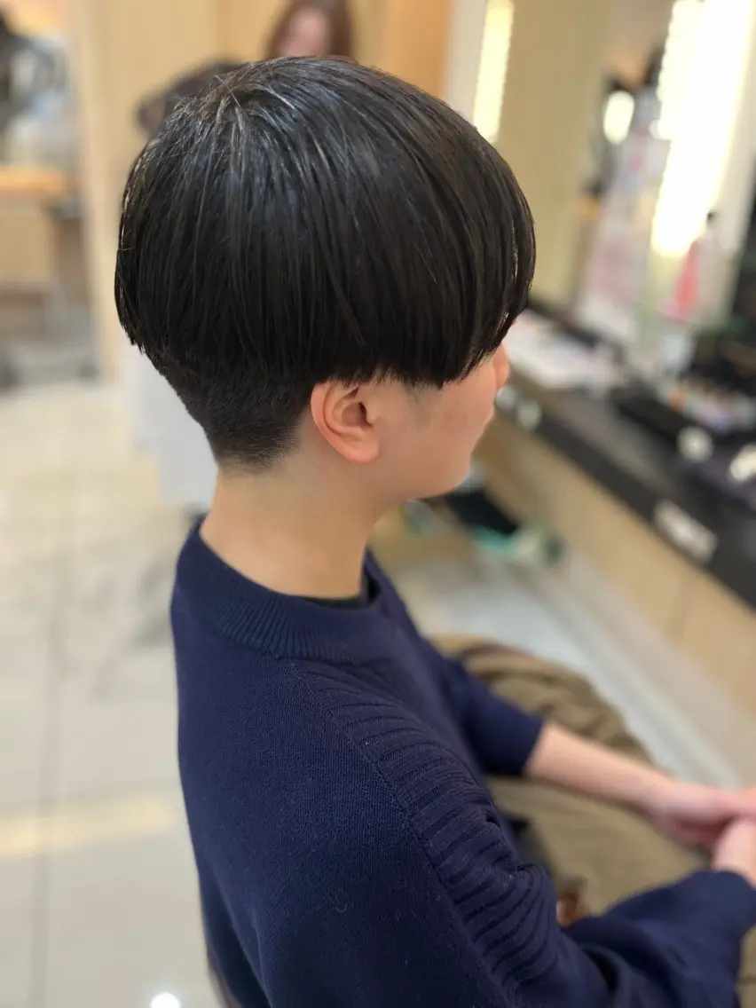 ミディアム メンズ カット トータルビューティー K:R鶴川のヘアスタイル
