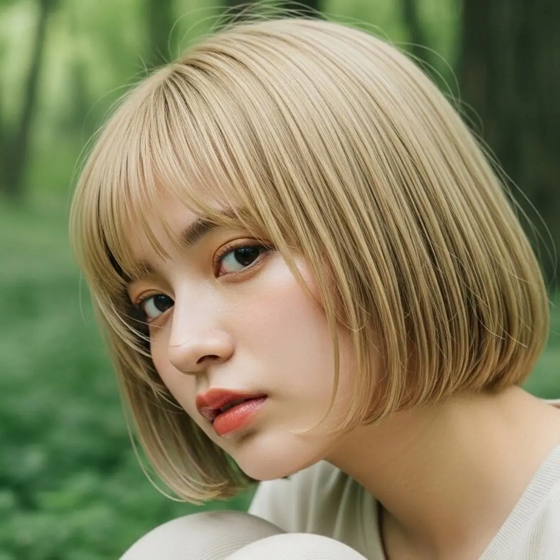 ショート カラー ショートボブ ハンサムショート ベリーショート バレイヤージュ ミストバング HAYATE/ メンズ/パーマのヘアスタイル