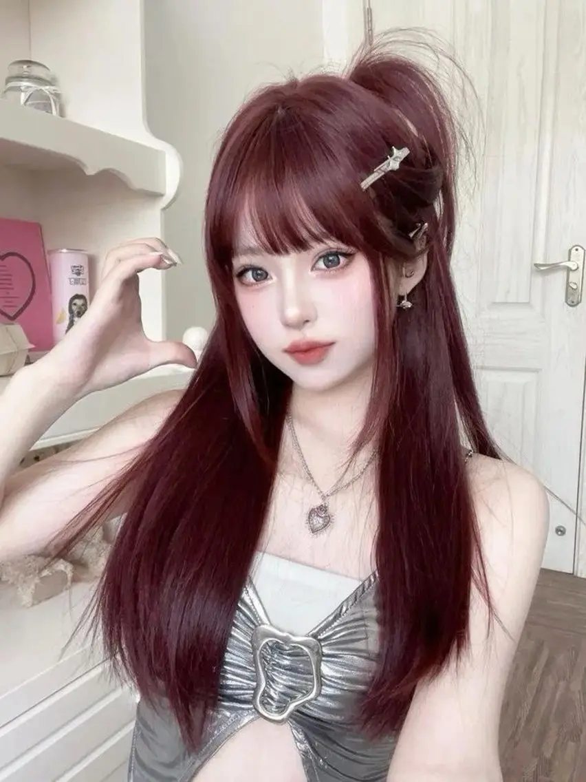 【🥀期間限定🥀】艶感たっぷりの人気の暖色🥀ワンカラー➕トレンド感のあるレイヤーカット➕オリジナルトリートメント🥀の写真