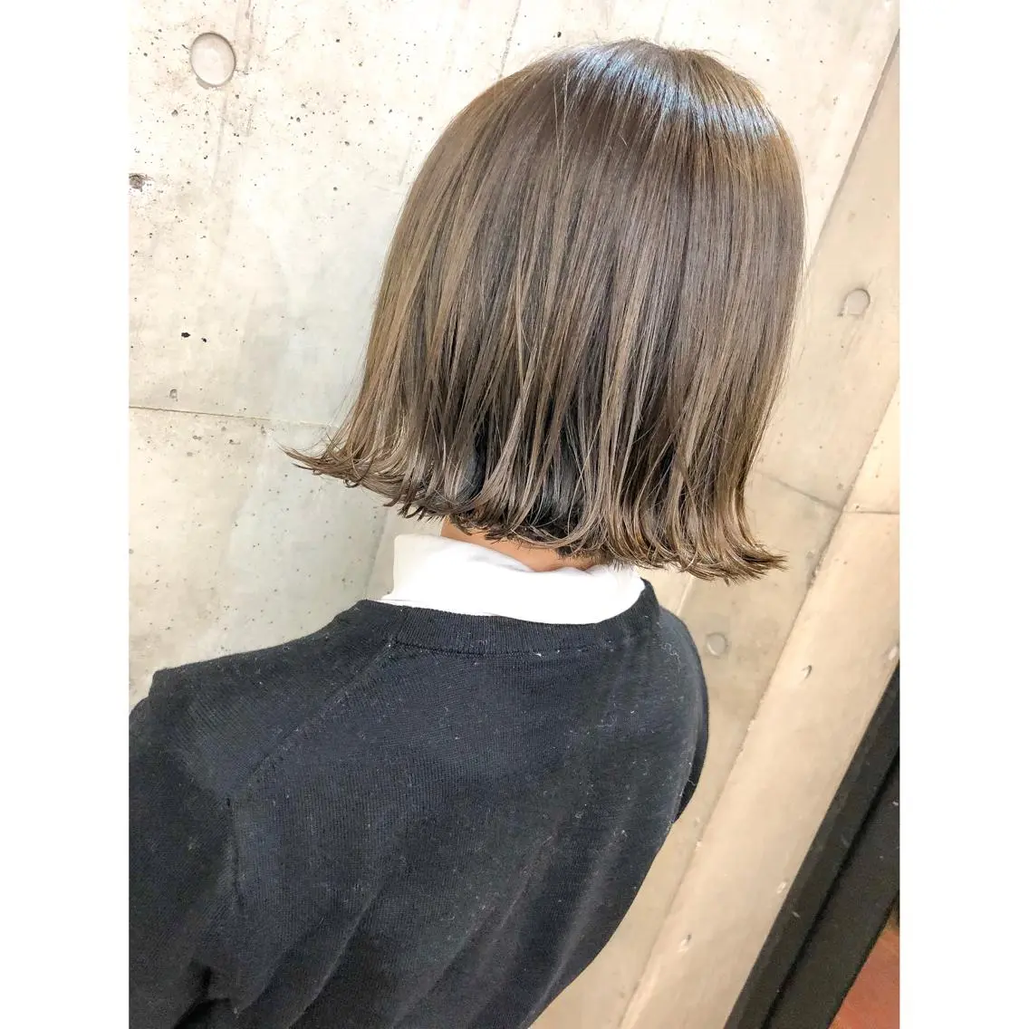 ミディアム カラー ベージュカラー カット ヘアカラー トリートメント ヘアセット センスをお届けします 大谷将生infpのヘアスタイル